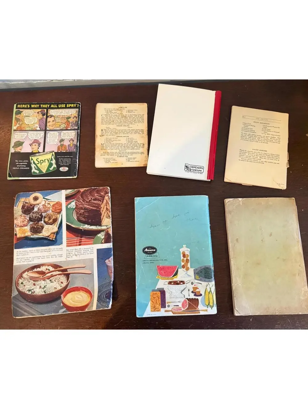 Vintage Cookbook Collection – Set of 6, Recipes from 1928-1996